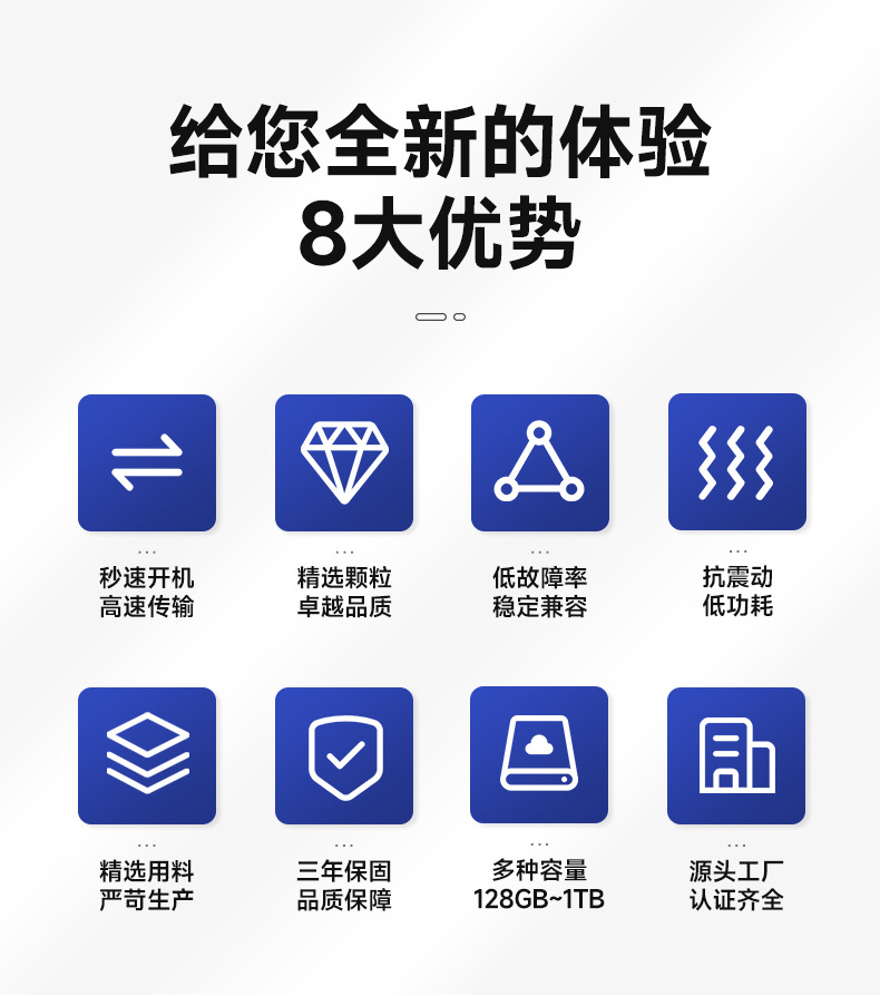 KingSpec/金胜维 NVMe固态硬盘m2 2242 PCIe3.0*2 SSD